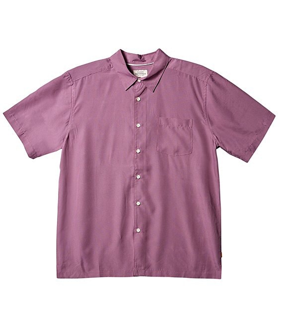 Quiksilver Short Sleeve Kings Cliff Micro-Check Woven Shirt | Dillard's