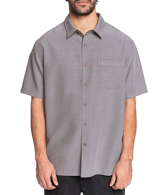 Color:Flint Grey - Image 1 - Short Sleeve Waterman Centinela Anti-Wrinkle Shirt