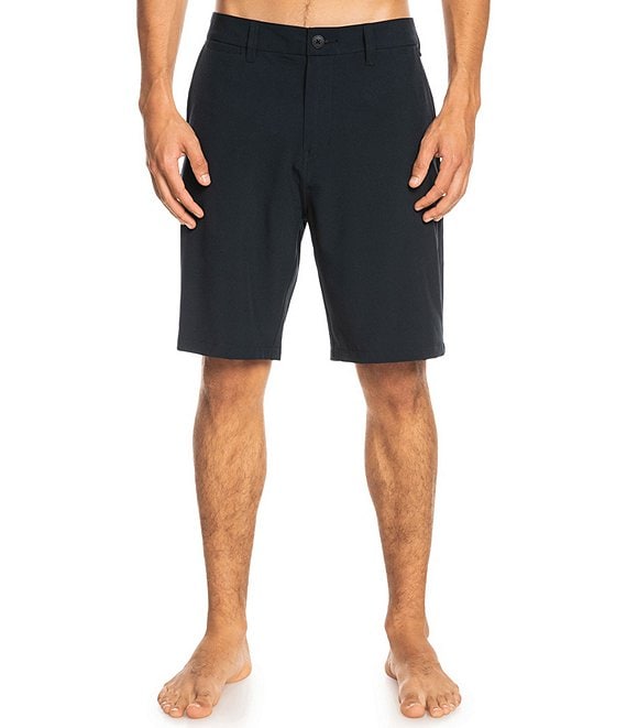 Color:Black - Image 1 - Union Amphibian Oceanmade 20#double; Outseam Hybrid Shorts