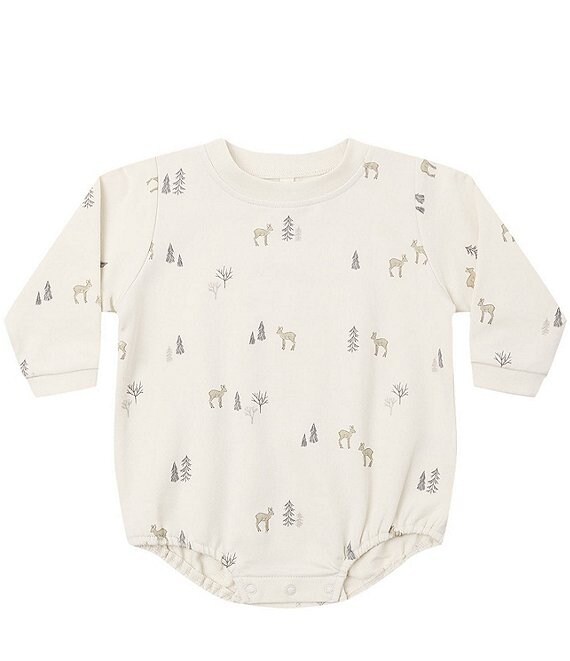 Quincy Mae Baby Boys Deer Bubble Romper