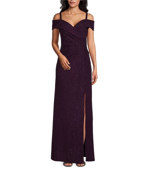 R and m richards cold shoulder gown best sale