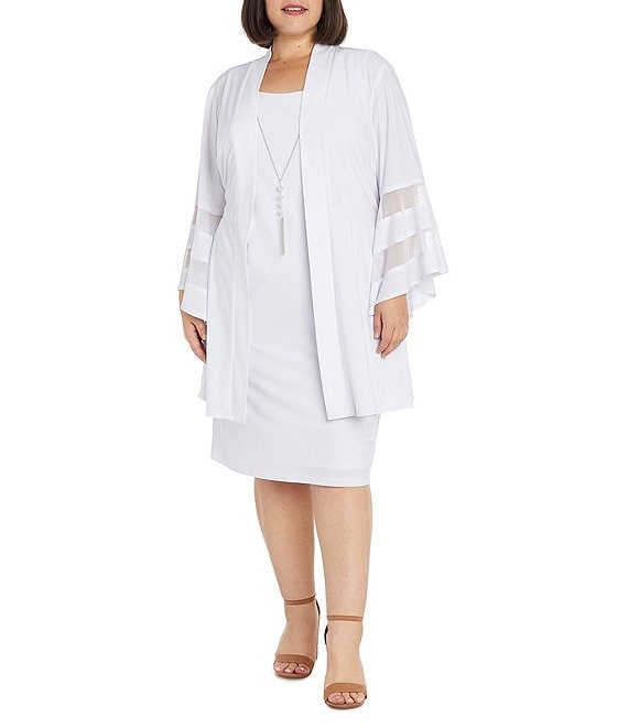 Dillards plus on sale size jacket dresses