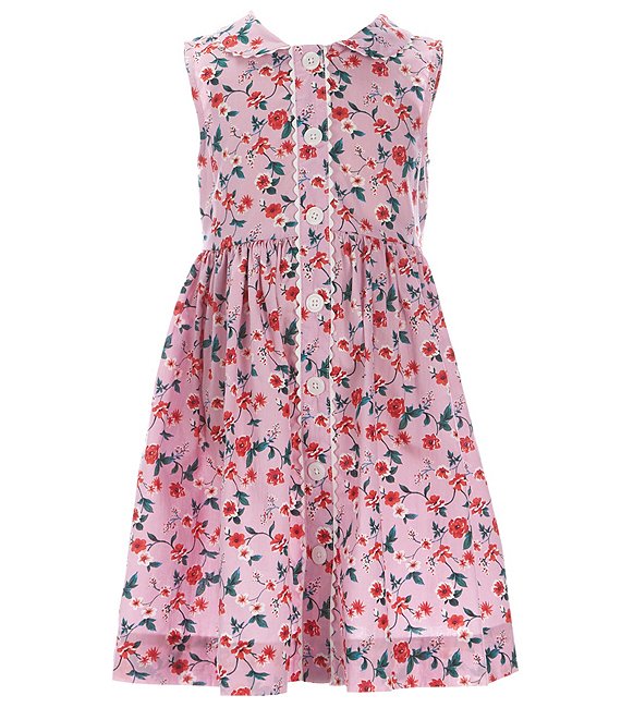 Rachel Riley Little/Big Girls 2T-10 Botanical Floral A-Line Dress ...