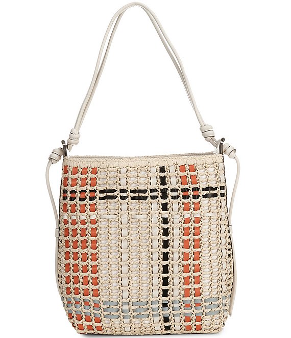Radley London Camden Raffia Check Medium Shoulder Bag