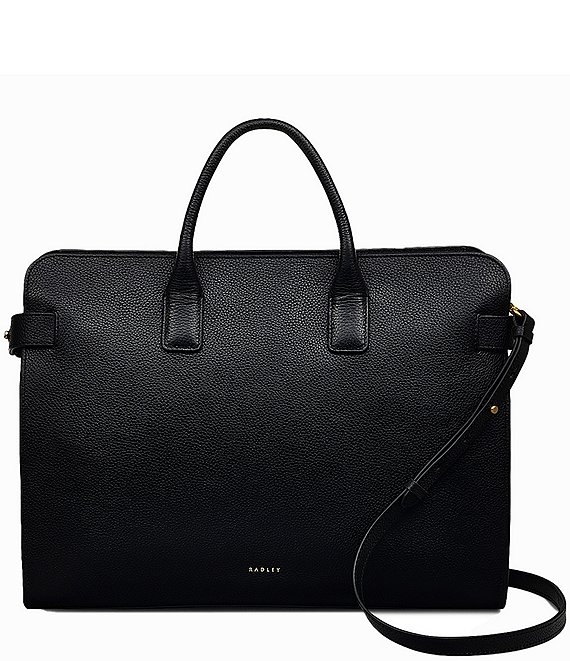 Radley London Rathbone Large Laptop Utility Satchel Bag, Black - Image 1