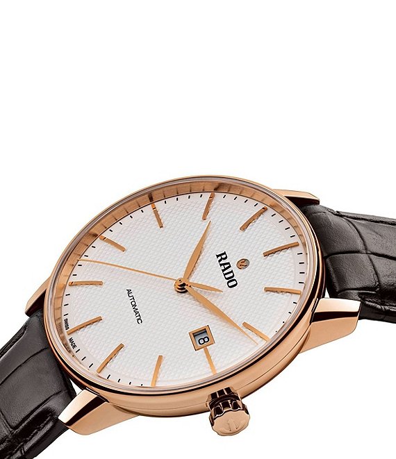 RADO Men's Coupole Classic Automatic Leather Strap Watch | Dillard's