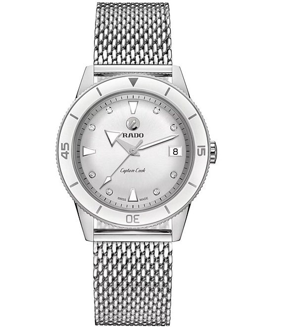 Rado Ladies R30080752 Centrix White Dial Diamonds Watch