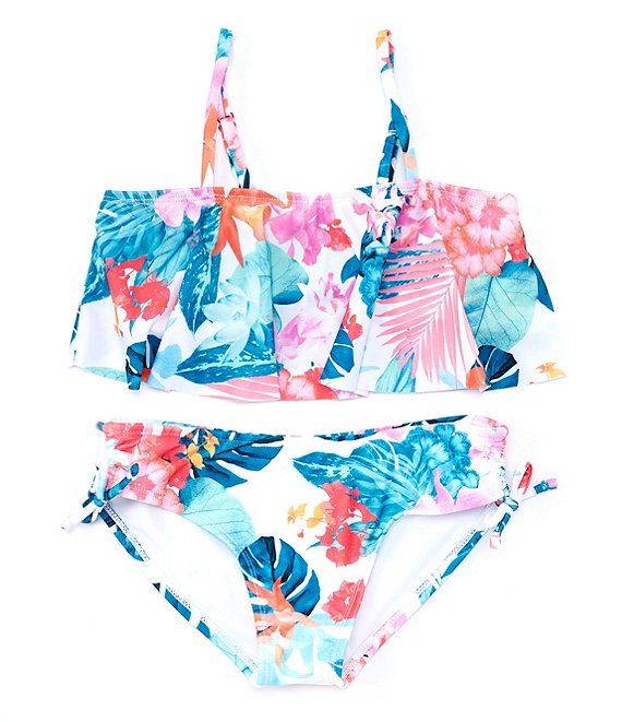 Raisins Big Girls 7-16 Lanai Tropical Floral Printed Swimsuit