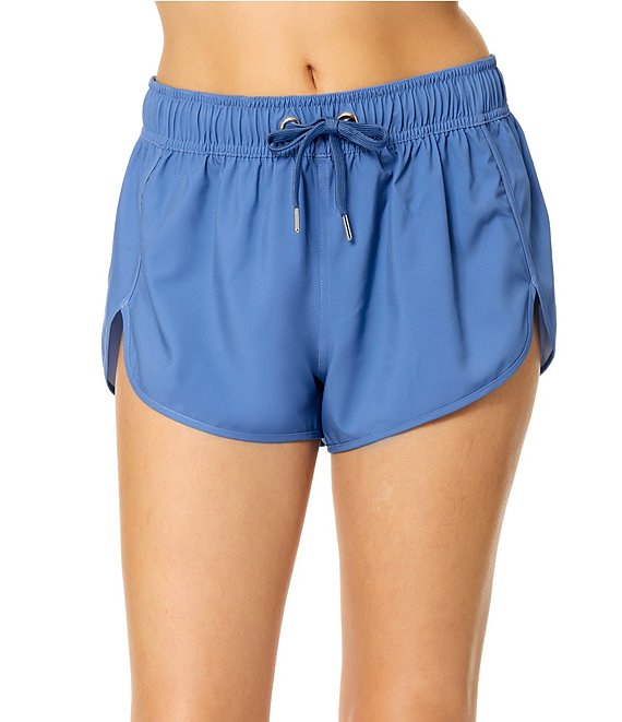 Raisins Laguna Solid Pull-On Boardshort Swim Cover-Up