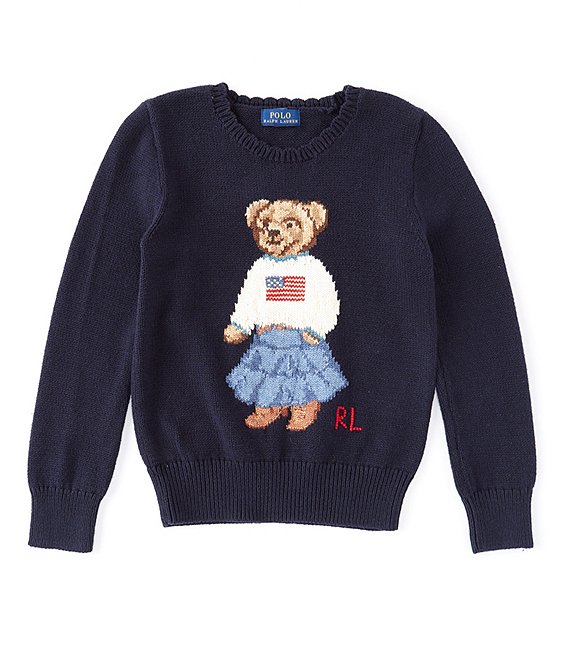 16 Polo Bear Flag Sweater 