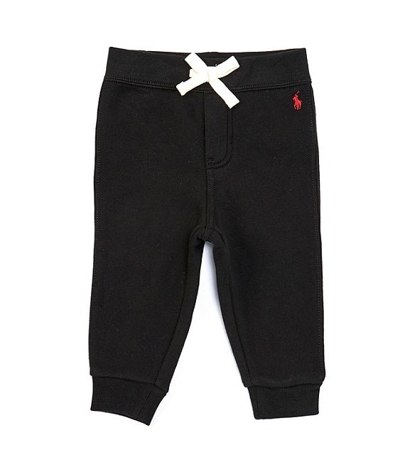 Color:Black - Image 1 - Baby Boys 3-24 Months Fleece Jogger Pants