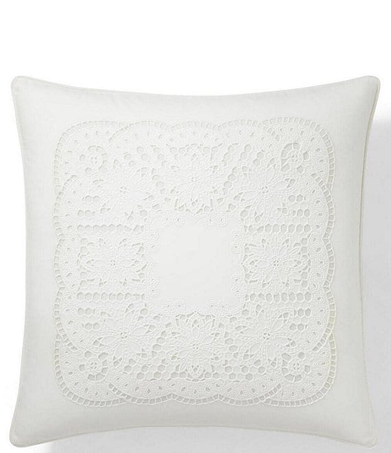 Ralph Lauren Barrie Eyelet Throw Pillow