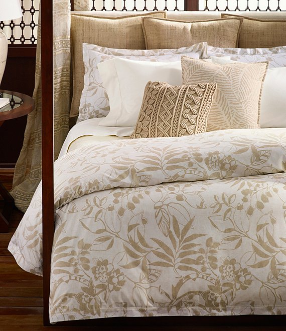 Ralph Lauren Cecily Collection Palmetto Sateen Comforter | Dillard's