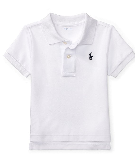 Ralph Lauren Baby Boys 3-24 Months Short Sleeve Polo Interlock Shortall