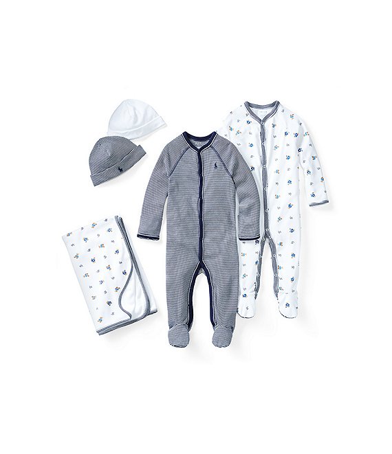 Ralph Lauren Childrenswear Baby Boys Polo Bear/Stripe Layette 3-Piece  Collection | Dillard's