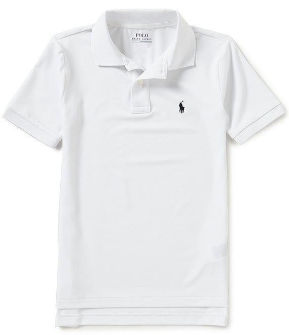 Polo Ralph Lauren Big Boys 8-20 Solid Short Sleeve Stretch Polo Shirt ...