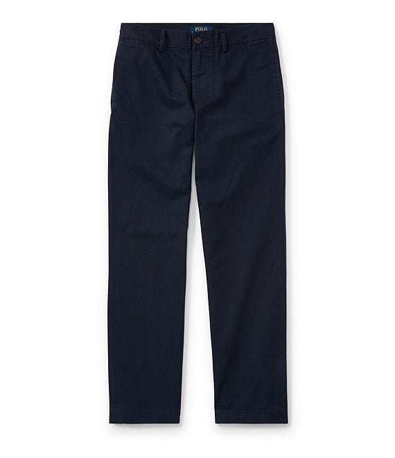 Color:Aviator Navy - Image 1 - Big Boys 8-20 Suffield Flat Front Chino Pants