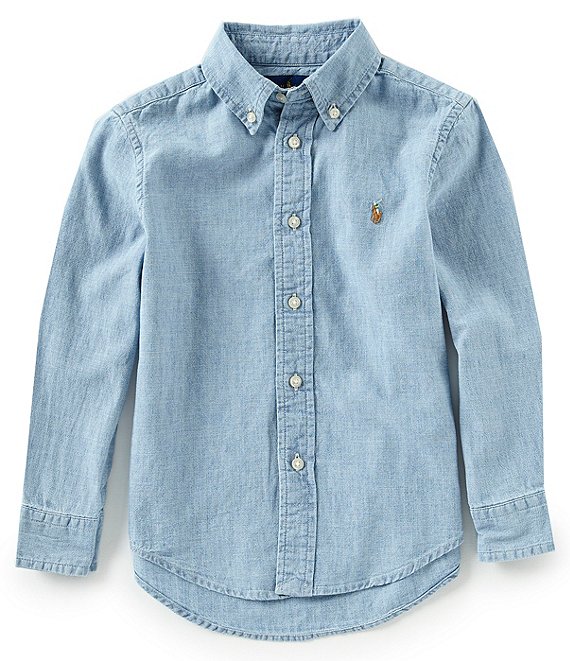 Polo Ralph Lauren Little Boys 2T-7 Long-Sleeve Chambray Shirt