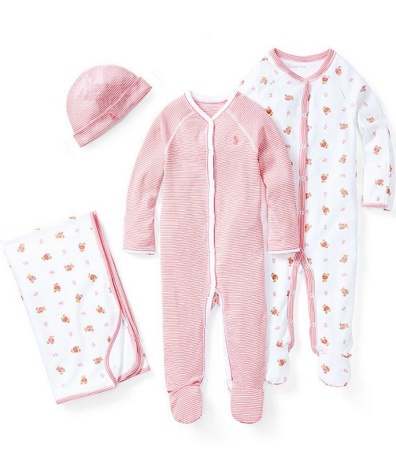 Ralph Lauren Baby Reversible Printed Receiving Blanket | Dillard's