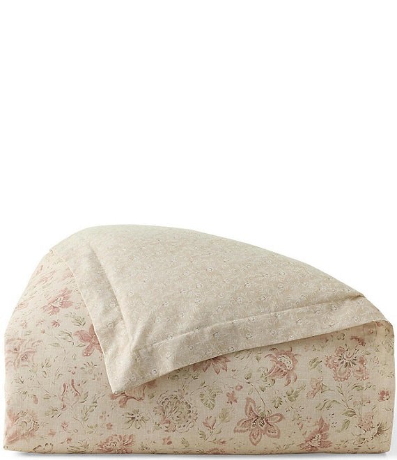 Ralph Lauren コンフォーターカバー クイーン 210×210サイズ Ralph Lauren Laine Floral Reversible Comforter | Dillard's