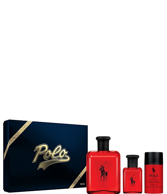 Ralph Lauren Men's Polo Red Eau de Toilette 3-Piece Gift Set | Dillard's