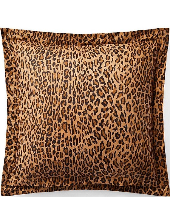 Ralph Lauren Montgomery Leopard Print Euro Sham | Dillard's
