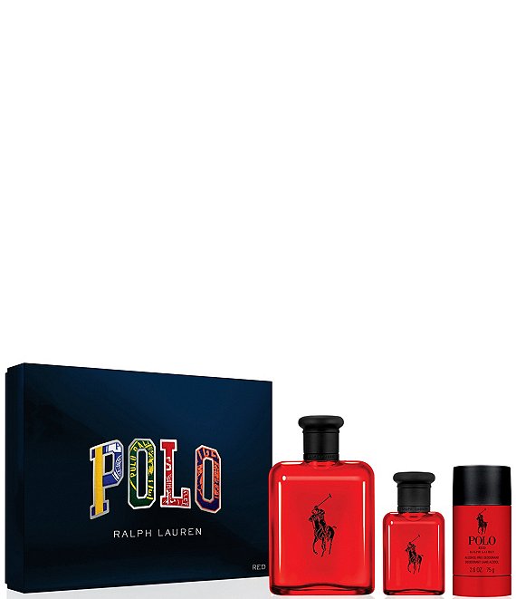 Ralph Lauren Polo Red Eau de Toilette 3-Piece Gift Set
