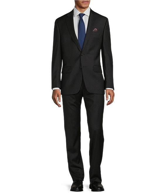 Ralph Ralph Lauren Solid Regular Fit 2-Piece Suit | Dillard's