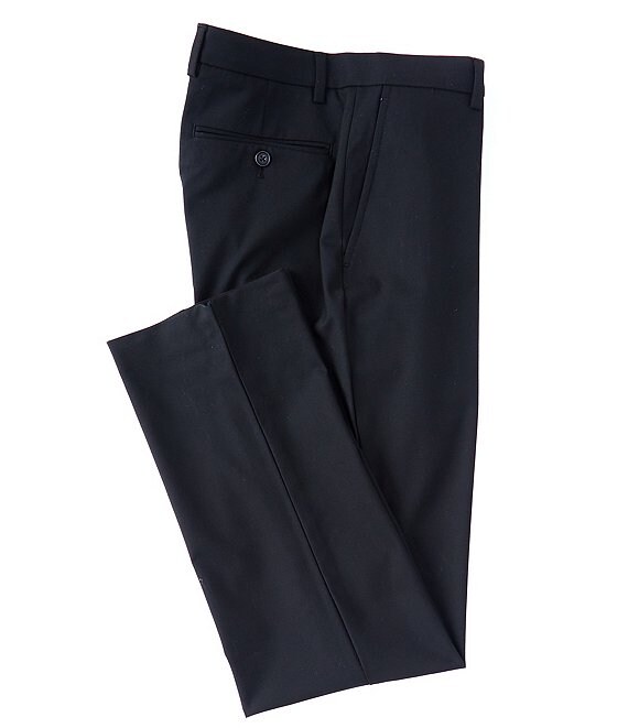Ralph Ralph Lauren Solid Modern-Fit Flat-Front Dress Pants | Dillard's