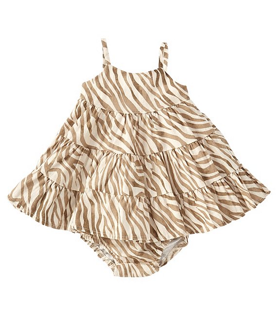 Girls Zebra Party Dress