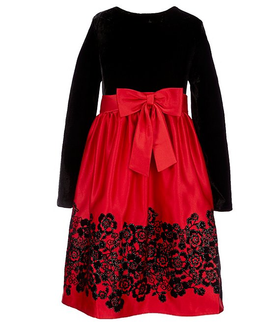 rare editions velvet dress