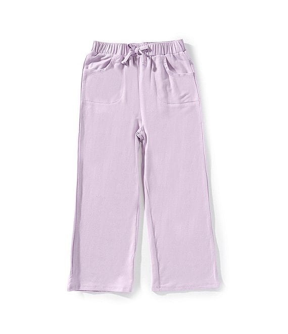 Rare Editions Little Girls Solid Pull-On Pants, Light Purple - Image 1