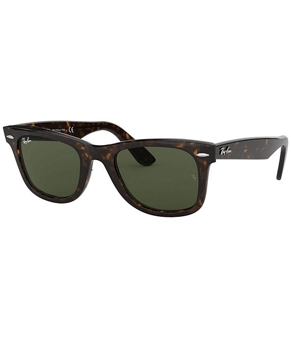 Color:Dark Tortoise - Image 1 - Classic Unisex Wayfarer Sunglasses