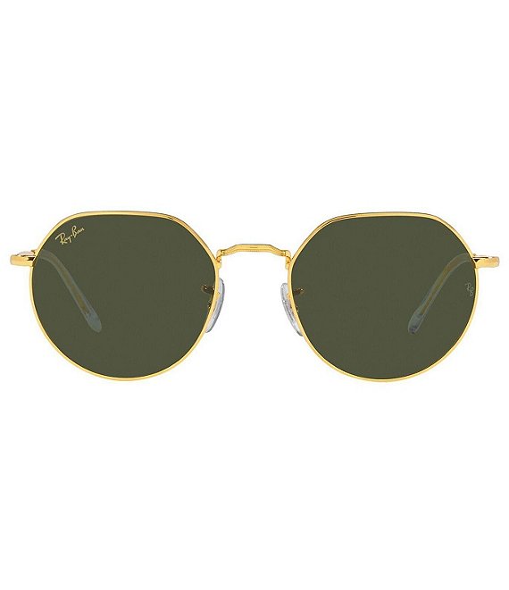 Ray-Ban RB 3532 ゴールド サングラス Ray-Ban Unisex Jack Rb3565 53mm Gold Sunglasses | Dillard's
