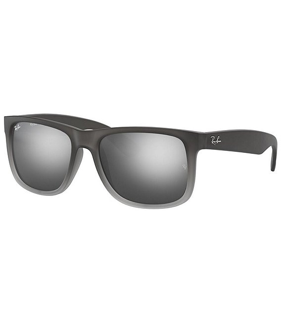 Color:Grey - Image 1 - Justin Classic Mirrored 55mm Sunglasses