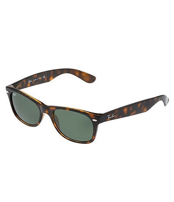 Color:Dark Tortoise - Image 1 - New Wayfarer Plastic UV Protection Sunglasses