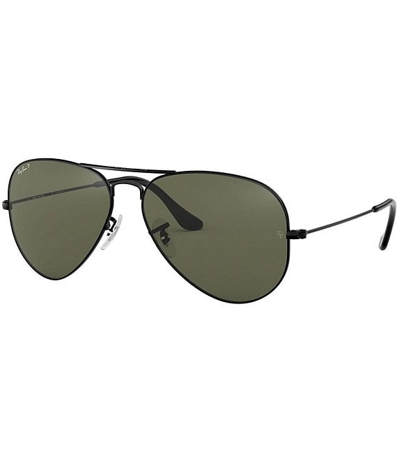 Ray Ban Unisex Polarized Metal UV Protection Aviator Sunglasses Dillard s