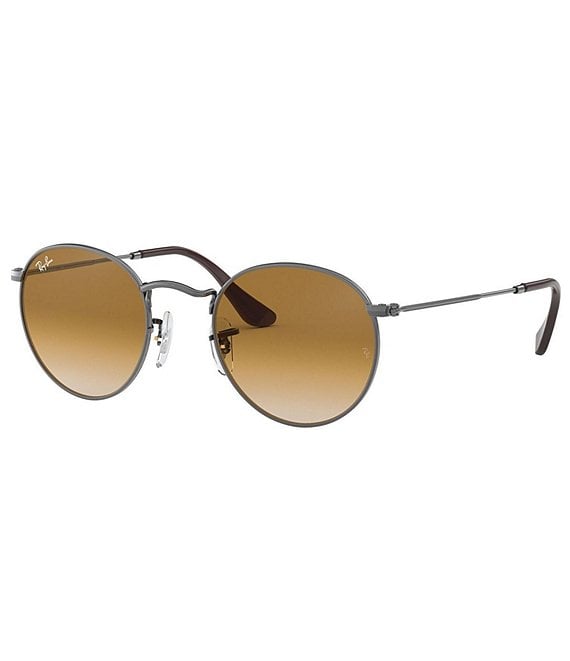 Color:Gunmetal - Image 1 - Round Metal 50mm Sunglasses