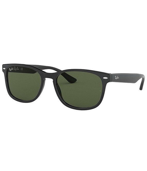Color:Green - Image 1 - Square Wayfarer Sunglasses