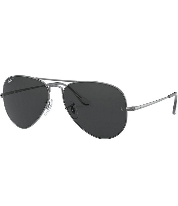 Ray Ban Unisex 0RB3689 58mm Aviator Polarized Sunglasses