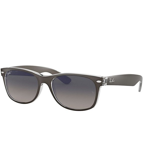 Color:Gunmetal - Image 1 - Unisex RB2132 55mm Wayfarer Sunglasses