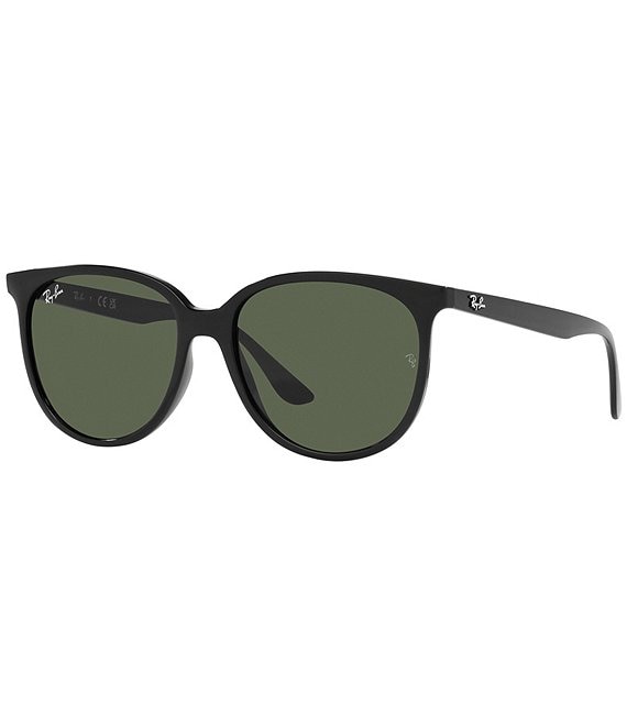 Color:Black - Image 1 - Unisex RB4378 54mm Round Sunglasses