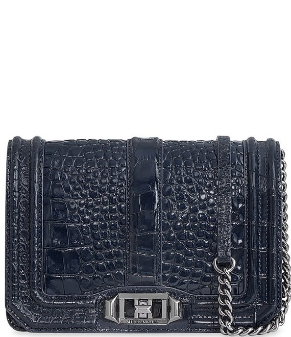 REBECCA MINKOFF Croco Love Crossbody Bag Dillard s