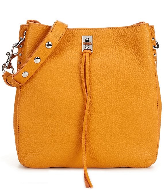 REBECCA MINKOFF Darren Silver Studded Leather Shoulder Bag | Dillard's