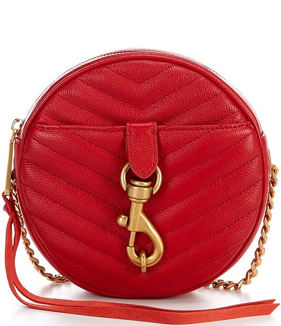 REBECCA MINKOFF Edie Quilted Leather Circle Crossbody Bag | Dillard's