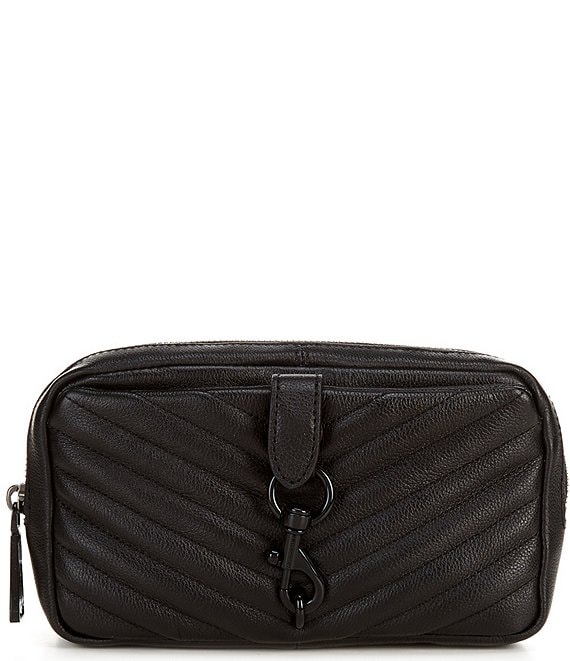 Color:Black - Image 1 - Edie Leather Belt Bag