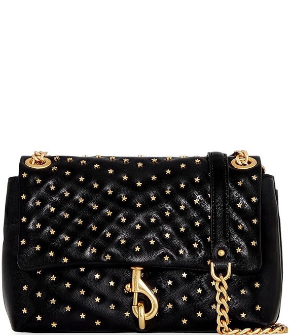 REBECCA MINKOFF Edie Star Studed Leather Crossbody Bag | Dillard's