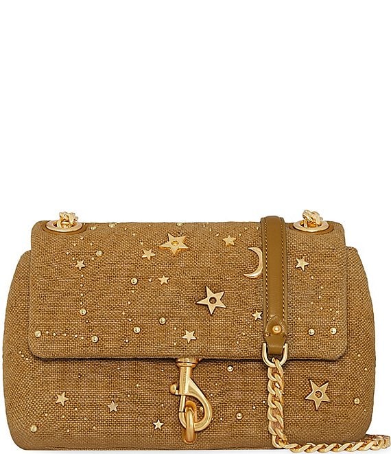 REBECCA MINKOFF Gold Edie Celestial Studs Crossbody Bag | Dillard's