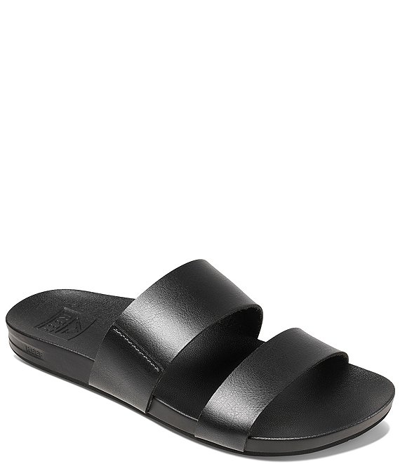 Color:All Black - Image 1 - Cushion Bounce Vista Slide Sandals