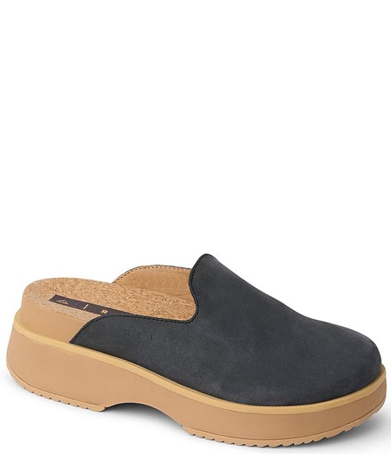 Reef Women's Vista Skye Suede Platform Clogs